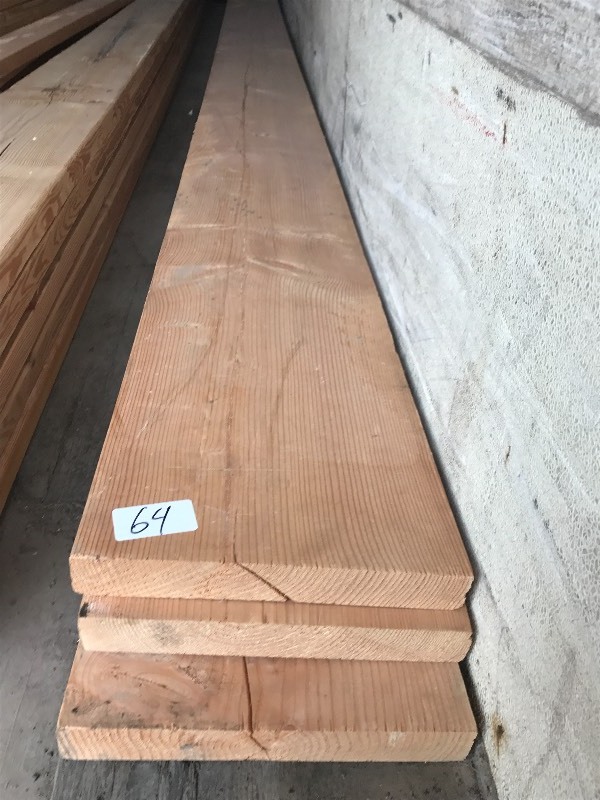 lot 64 image: (3) 2x12x16 Boards, Unused ...