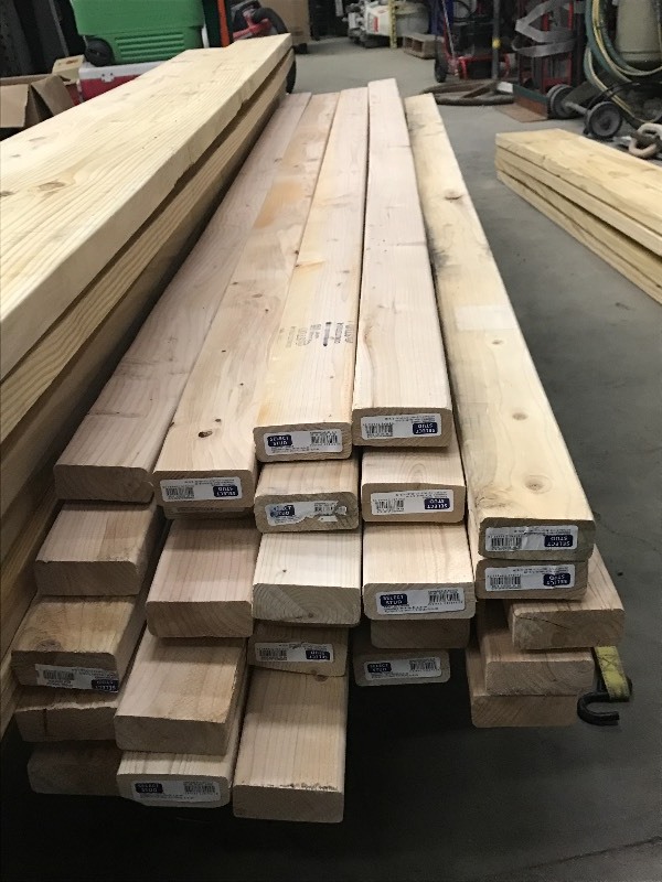 lot 63 image: (27) 2x4x8 Studs, Unused ...