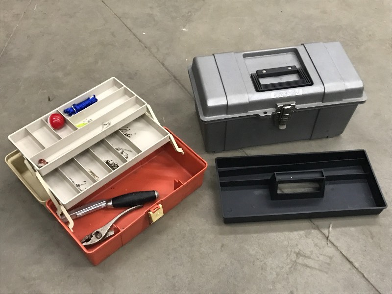 lot 84 image: (1) Tackle Box With Contents & (1) ...
