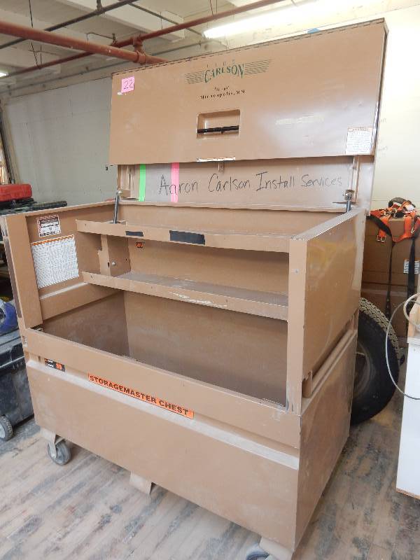 lot 22 image: KnaACk Job site box, 60in x 31in x 57 in