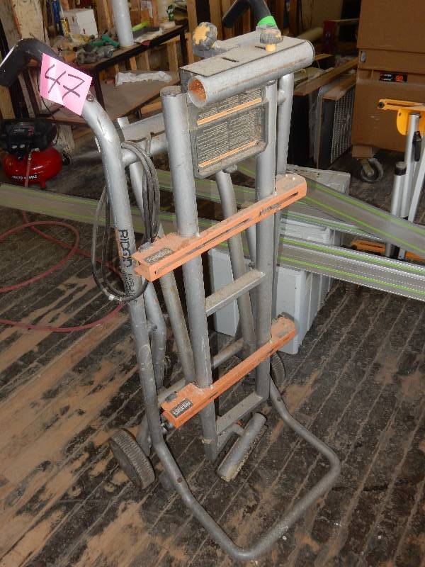 lot 47 image: Ridgid Miter Saw Utility Vehicle.