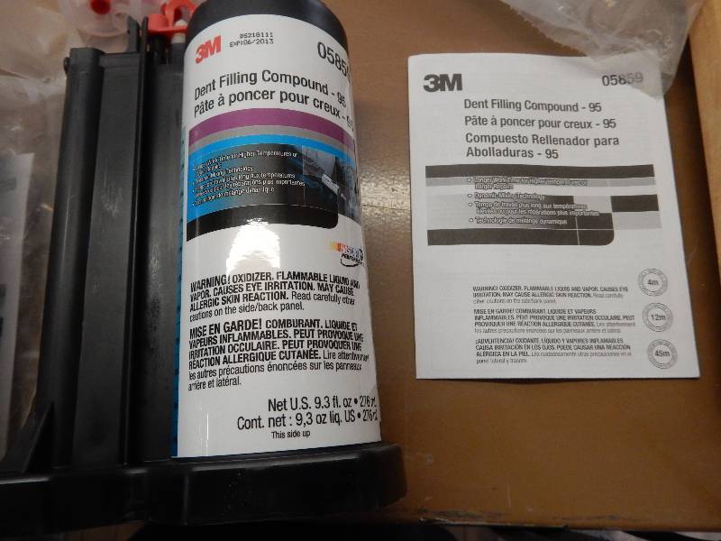lot 98 image: 3M Dent filling compound.   6 Packages