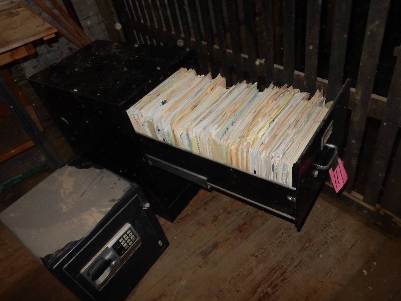 lot 111 image: 2 drawer, legal size file cabinet