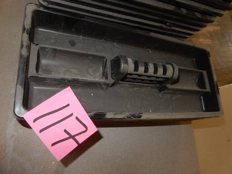 lot 117 image: 21 plastic tool box trays