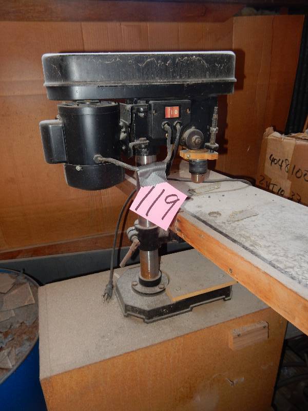 lot 119 image: Tool Shop, 5 Speed Drill press