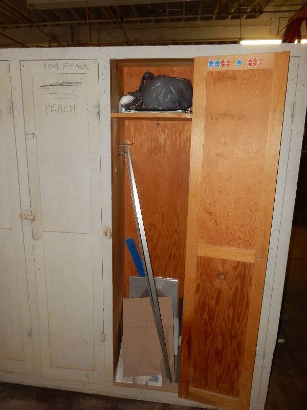 lot 137 image: Wood Lockers