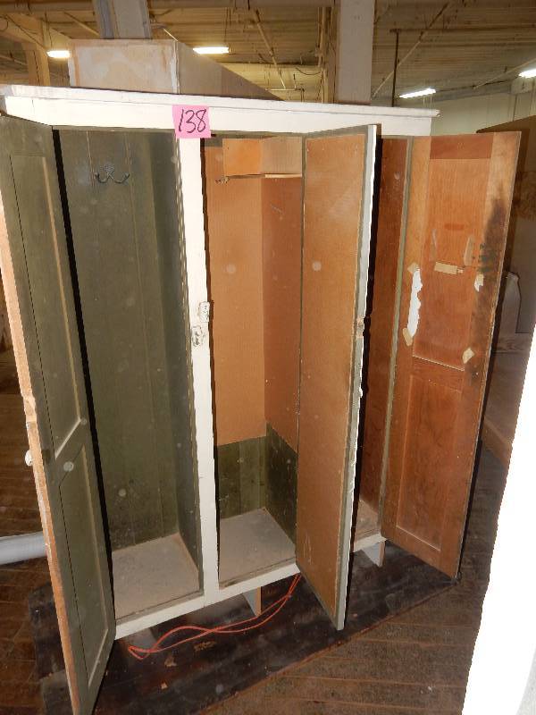 lot 138 image: Wood Lockers