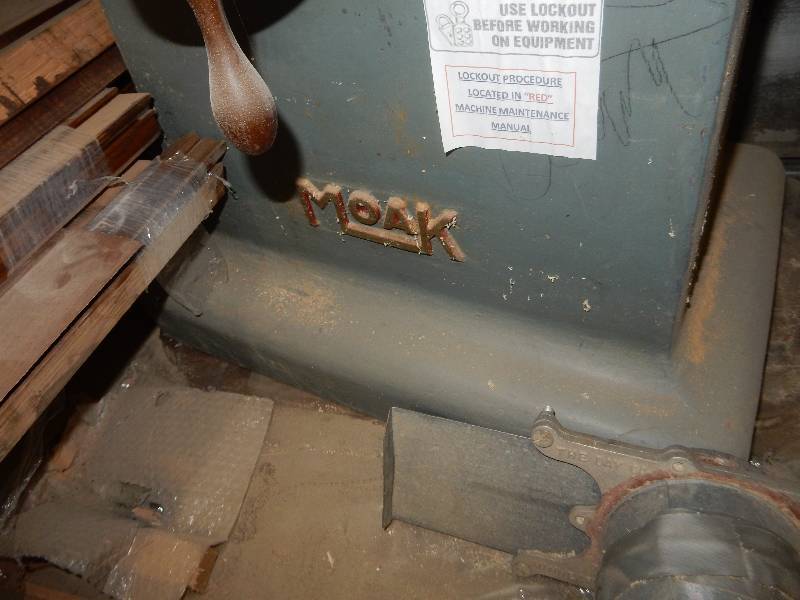 lot 10G image: MOAK, Table Shaper.. 3 phase electric