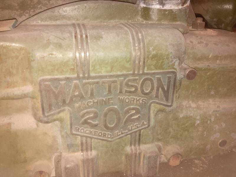 lot 10H image: Mattison Straight Line Rip Saw