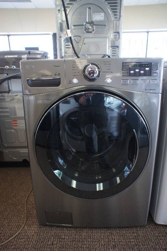 lot 5 image: LG Washer- Model # (WM3470HVA) - GraphiteFront Load - 4.0 cu.ft. - 27 Width - MSRP $999.99