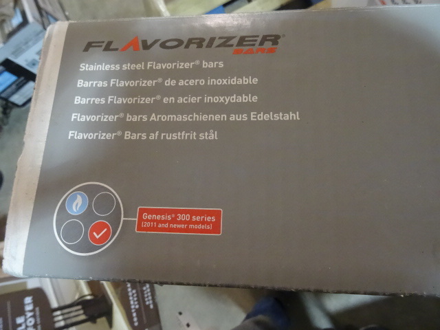 lot 14 image: NEW Weber 7620 Gas Grill Stainless Steel Flavorizer Bar Set for 300 Series Gas Grills