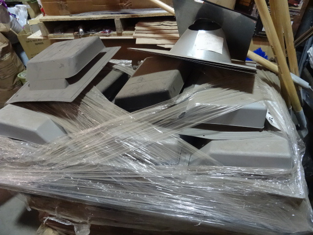 lot 17 image: NEW Entire Pallet of Turtle Style Roof Vents and More. 20  Pieces