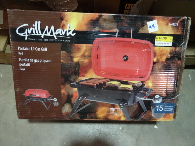 lot 49 image: NEW GrillMark Portable LP Gas Grill #8461535