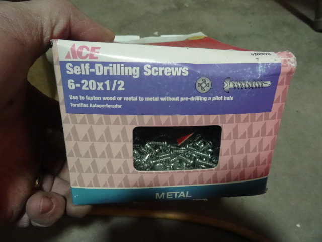 lot 56 image: NEW Qty 2 Boxes 5 lbs ea Self Taping Metal Screws 6-20 x 0.5 in