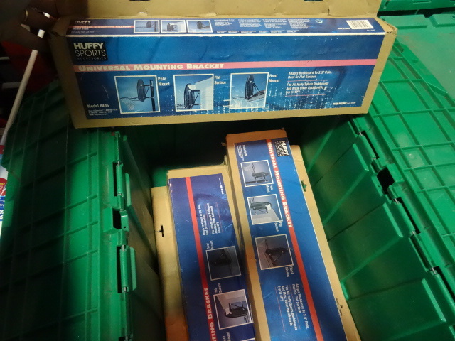 lot 90 image: NEW ENTIRE BIN Huffy Brackets GREEN BIN NOT INCLUDED