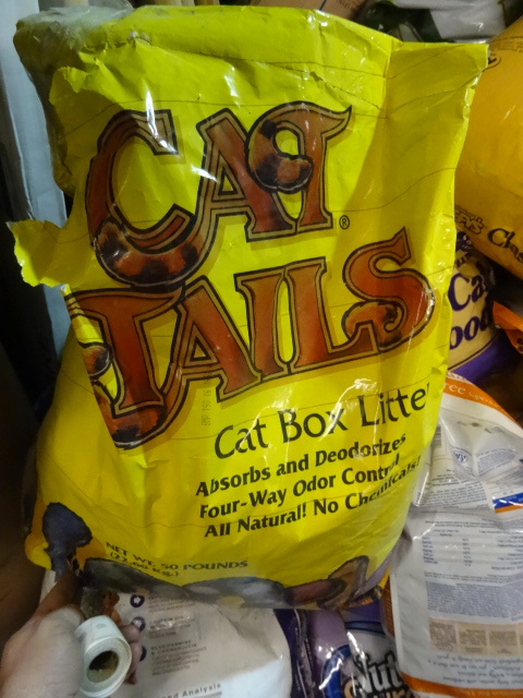 lot 111 image: NEW Qty 2 Bags Cat Tails Cat Litter. Approx 100 lbs