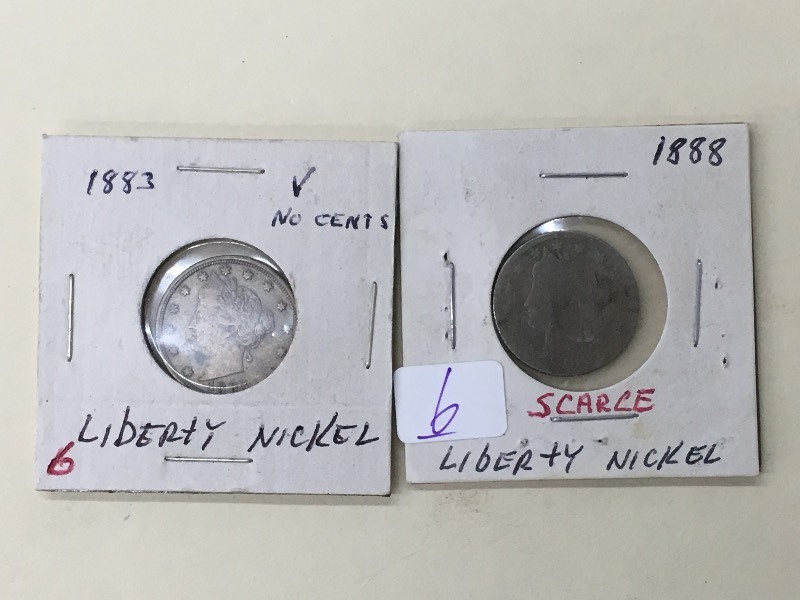 Lot Of 1883 With No Cents Liberty ...