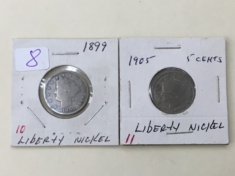 Lot Of 1899 Liberty Nickel & 1905 ...