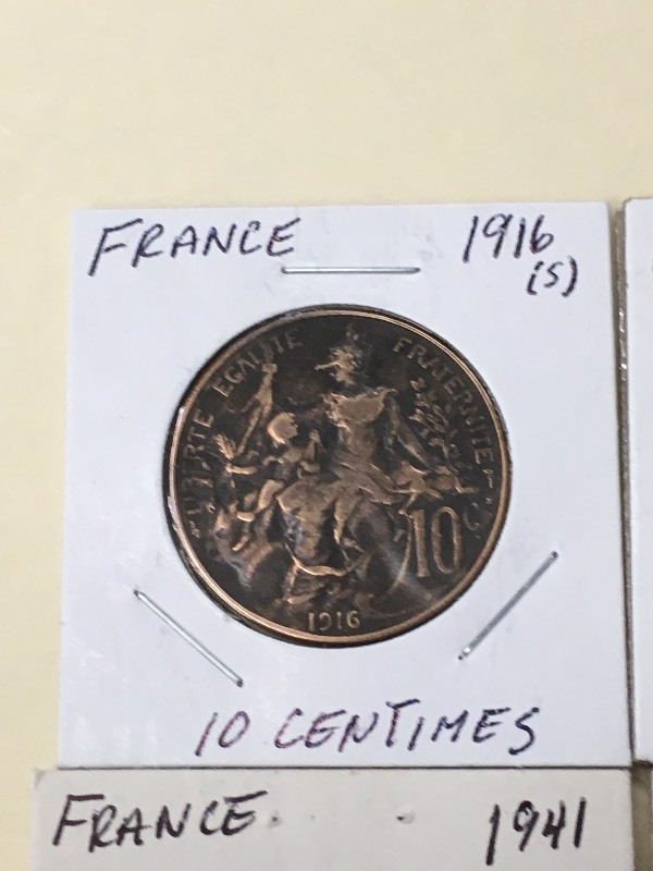 Lot Of Old Coins From France Starti...