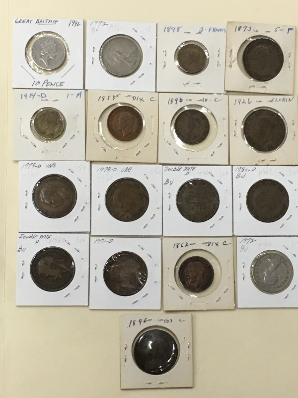 Lot Of Old Coins From Great Britian...