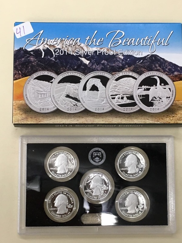 America The Beautiful 2014 Silver P...
