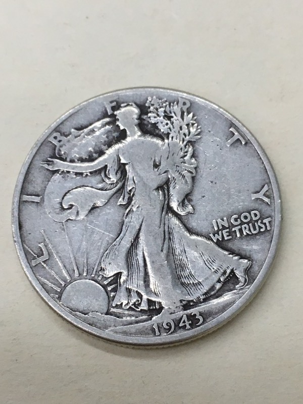1943 Walkng Liberty Half Dollar ...