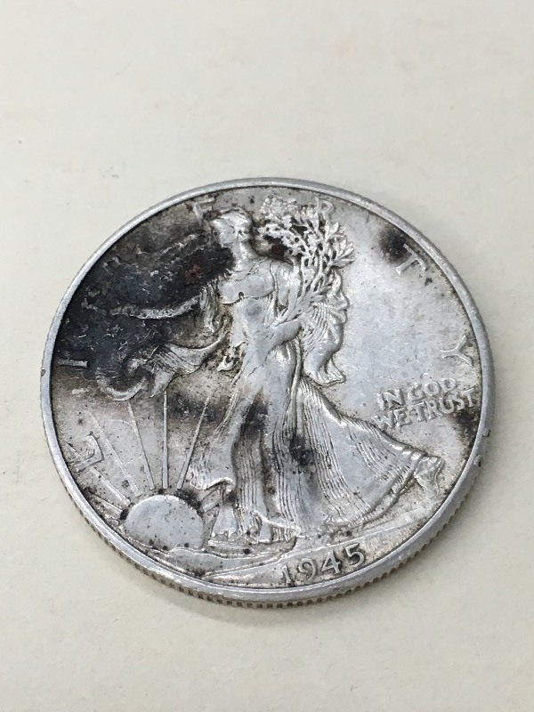 1945-D Walking Liberty Half Dollar ...