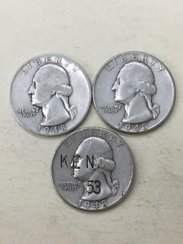 (3) Washington Quarters All 1948 ...