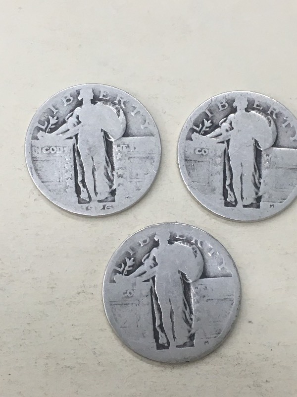 (3) Standing Liberty Quarters (2) ...