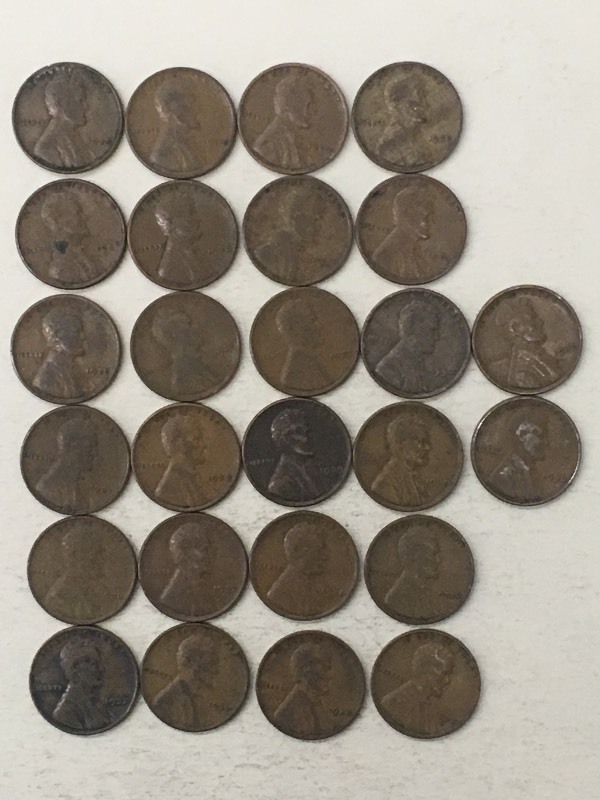 (27) Lincoln Cents (2) 1927, (1) 1...