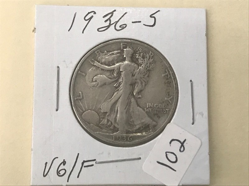 1936-S Walking Liberty Half Dollar ...