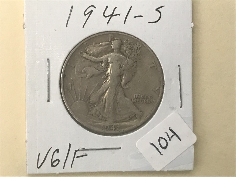 1941-S Walking Liberty Half Dollar ...