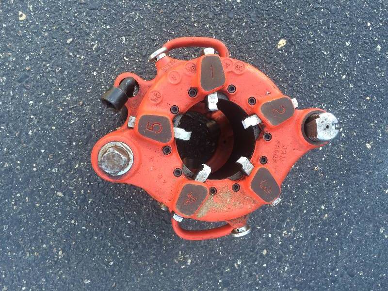 Ridgid Receding Geared Threader