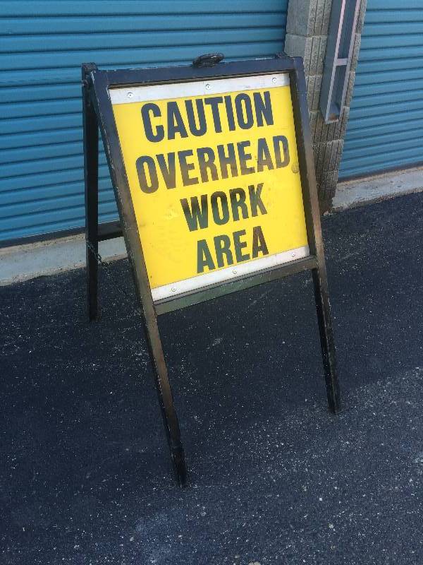 Steel Construction Sign