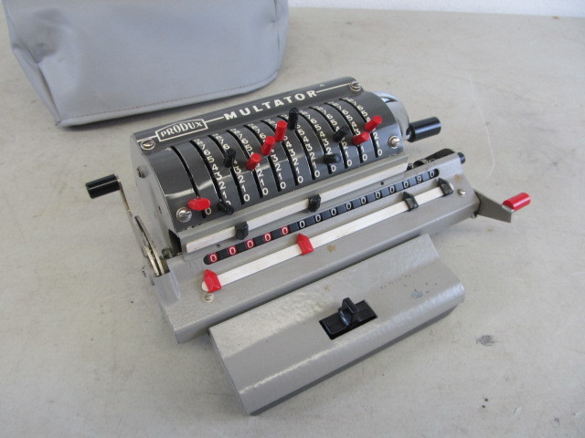 lot 9 image: Vintage German Produx Multator Calculator