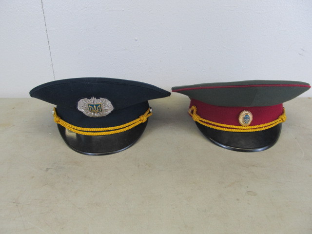 lot 10 image: 2 NEW WTAGS Ukrainian Police Hats