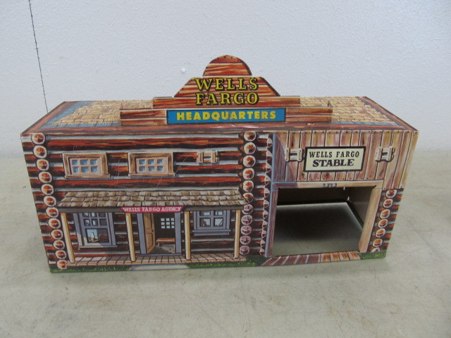 lot 26 image: Vintage Tin MARX Wells Fargo Headquarters Building