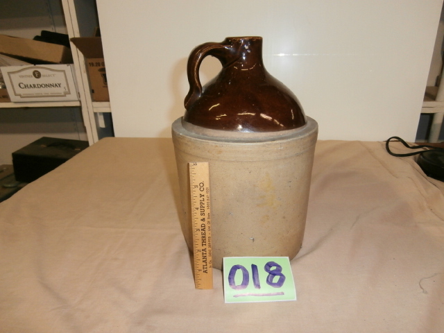 lot 18 image: The Buckeye Pottery One Gallon Stoneware Jug