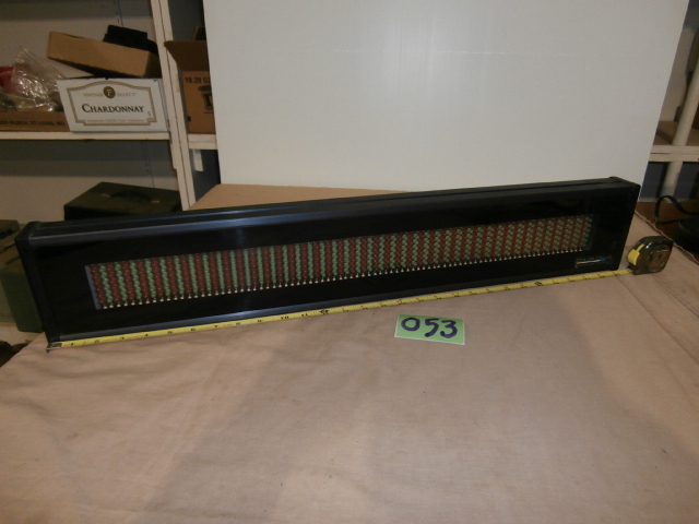 lot 53 image: Color Cells LED Programmable Sign.