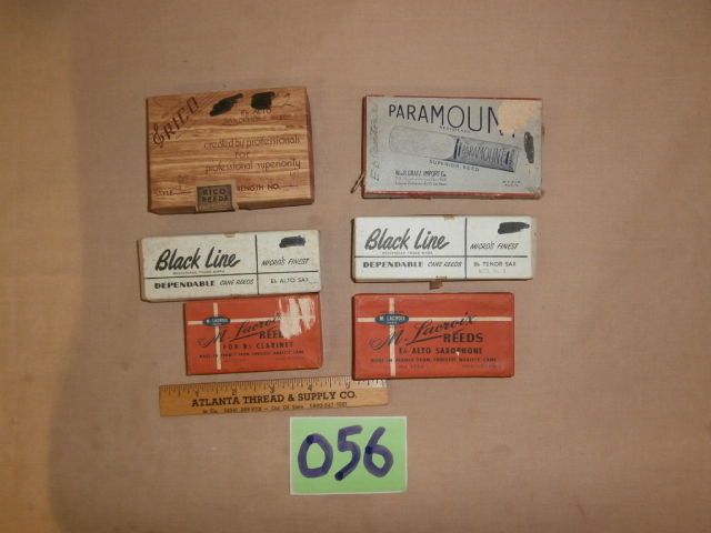 lot 56 image: Large Assortment of Vintage NOS Saxophone Reeds