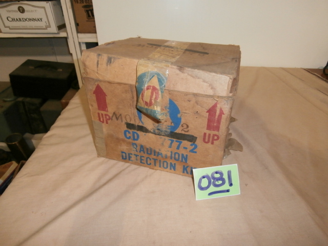 lot 81 image: Vintage Civil Defense Detection Kit