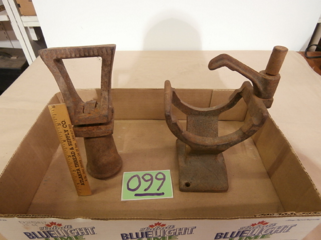 lot 99 image: Pair of Vintage Cast Iron Tools