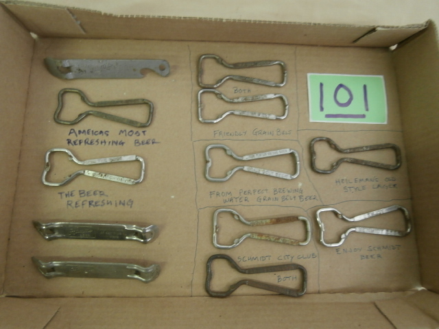 lot 101 image: Lot of Vintage Beer Bottle & Can Openers