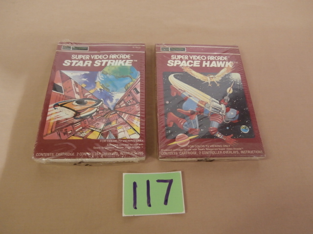 lot 117 image: Pair of SEARS Telegames Video Arcade  Games NIB