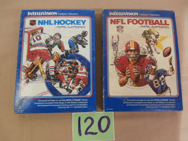 lot 120 image: Two Intellivision Video Arcade Games