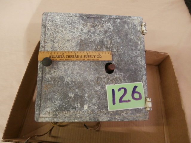 lot 126 image: Gamewell Fire Alarm Call Box Mechanism