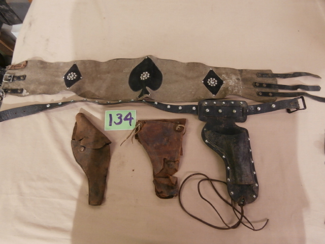 lot 134 image: Group of Real Antique Western Gear
