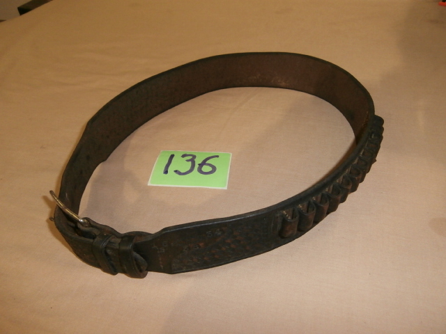 lot 136 image: Vintage Geo. LAWERENCE Pistol Belt