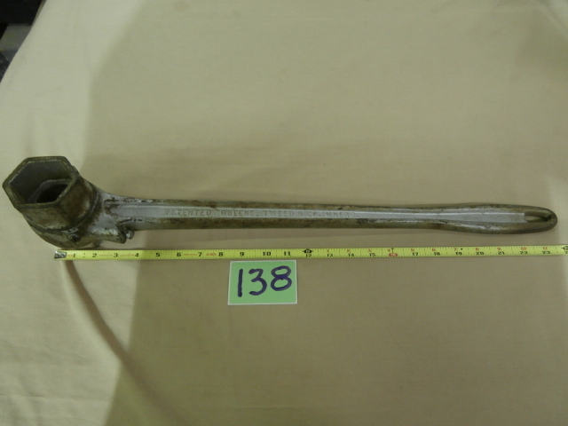 lot 138 image: Vintage Large Industrial Ratchet Wrench