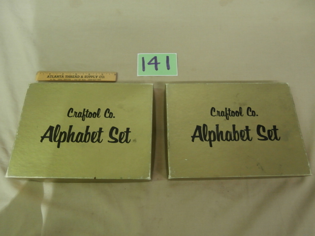 lot 141 image: Two Boxes of CRAFTOOL Co. Alphabet Leather Stamps
